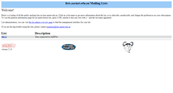 Desktop Screenshot of lists.aarnet.edu.au