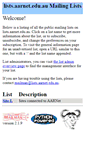 Mobile Screenshot of lists.aarnet.edu.au